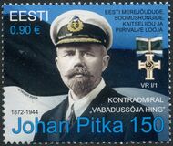 [The 150th Anniversary of the Birth of Johan Pitka, 1872-1944, type BEV]