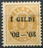 [Overprinted "Í GILDI '02-´03", type E1]