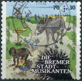[Charity Stamps - Town Musicians of Bremen, type DFU]