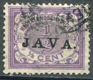 [Numeral Stamps & Queen Wilhelmina - Stamps of 1902-1905 Overprinted "JAVA", type F7]
