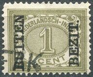 [Numeral Stamps & Queen Wilhelmina - Stamps of 1902-1905 Overprinted "BUTTEN - BEZIT.", Tipi F15]
