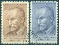 [The 10th Anniversary of the Death of J. Gregor Tajovsky (Writer), type CF]