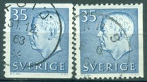 [King Gustaf VI Adolf of Sweden & Tree Crowns - New Colors and Values, Tip FA60]