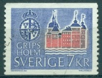 [Mountain Scenery and Uppsala Cathedral, type GU]