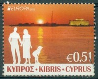 [EUROPA Stamps - Visit Cyprus, タイプ AOB]