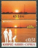 [EUROPA Stamps - Visit Cyprus, タイプ AOB]