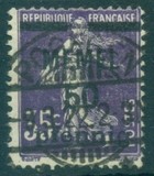 [French Postage Stamps Overprinted "MEMEL" and Surcharged, प्रकार B5]