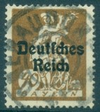 [Postage Stamps from Bayern Overprinted "Deutsches Reich", タイプ AE2]