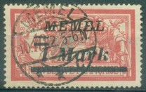 [French Postage Stamps Overprinted "MEMEL" & Surcharged in Italic, 类型 H12]
