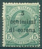 [Italian Stamps Surcharged, type C]