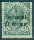 [Italian Stamps Surcharged, type C]