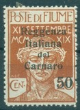 [Fiume Military Post Stamps Surcharged, type D2]