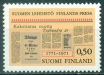 [The 200th anniversary of the Finnish press, type QD]