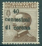 [Italian Stamps Surcharged, type G]