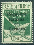 [Fiume Military Post Stamps Surcharged, type A1]