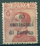 [Italian Stamps Surcharged, type J]