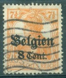 [German Empire Postage Stamps Surcharged "F and Cent" & Overprinted "Belgien", Вид B3]