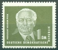 [President Wilhelm Pieck - New Watermark, type J3]