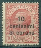 [Italian Stamps Surcharged, type D]