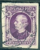 [Andrej Hlinka - Inscription "SLOVENSKÁ POŠTA", type E3]