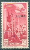 [Airmail - Italian Tripolitania Postage Stamps Overprinted "LIBIA", typ T]