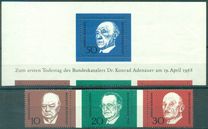[The Memorial Edition of Konrad Adenauer, වර්ගය NI]