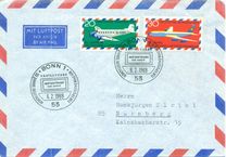 [The 50th Anniversary of the German Airmail, τύπος OD]