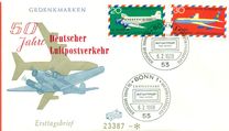 [The 50th Anniversary of the German Airmail, τύπος OD]