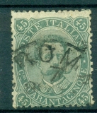 [King Umberto I - New Drawing, Value in Corners, тип S]