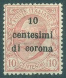 [Italian Stamps Surcharged, type D]