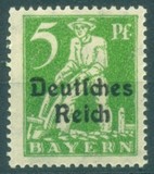 [Postage Stamps from Bayern Overprinted "Deutsches Reich", type AD]
