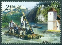 [Raftmen on the Dunajec River, type OU]