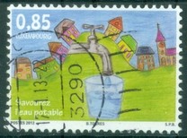 [Children's Drawings - Enjoy Potable Water, type BOU]