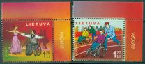 [EUROPA Stamps - Integration through the Eyes of Young People - Amusements and Sports of the Disabled, type UF]