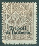 [Italian Postage Stamps Overprinted "Tripoli di Barberia", type A]