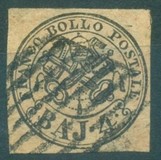 [Coat of Arms - Black Print on Colored Paper, type E3]