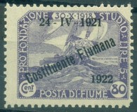 [New Daily Stamps from 1919 Overprinted "24-IV-1921 - Costituente Fiumana - 1922", тып AY2]