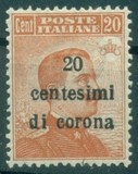 [Italian Stamps Surcharged, type E]