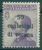 [Italian Stamps Surcharged, type I]