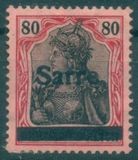[German Empire Stamps Overprinted "SARRE", type A15]