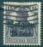[German Empire Postage Stamps Surcharged "F and Cent" & Overprinted "Belgien", type B5]