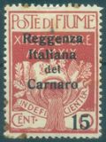 [Fiume Military Post Stamps Surcharged, type C1]