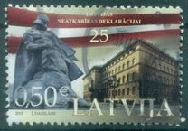 [The 25th Anniversary of Latvian Independence, type AAN]
