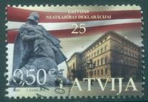 [The 25th Anniversary of Latvian Independence, type AAN]