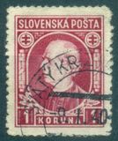 [Andrej Hlinka - Inscription "SLOVENSKÁ POŠTA", type E5]