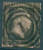 [King Friedrich Wilhelm IV - Hatched Background, Engraved, type A3]