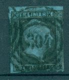 [King Friedrich Wilhelm IV - Hatched Background, Engraved, type A4]