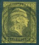 [King Friedrich Wilhelm IV - Hatched Background, Engraved, type A5]