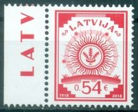 [The 100th Anniversary of the State of Latvia, Tip A43]
