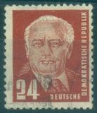 [President Wilhelm Pieck - New Watermark, type I4]